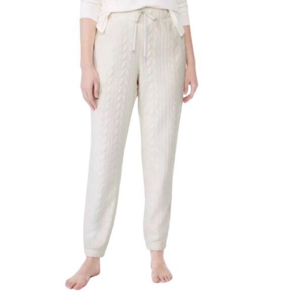Joyspun Women's Joggers Size 2X Cream Plush Fleece Sleep Athleisure Pockets NWT - Picture 13 of 13